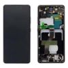 Bild von Samsung Galaxy S21 Ultra SM-G998B (GH82-26035A/26036A) Display Complete (No Camera) - Phantom Black