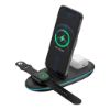 Bild von Rixus 15W 3-1 Foldable Wireless Charger Station RXWC43