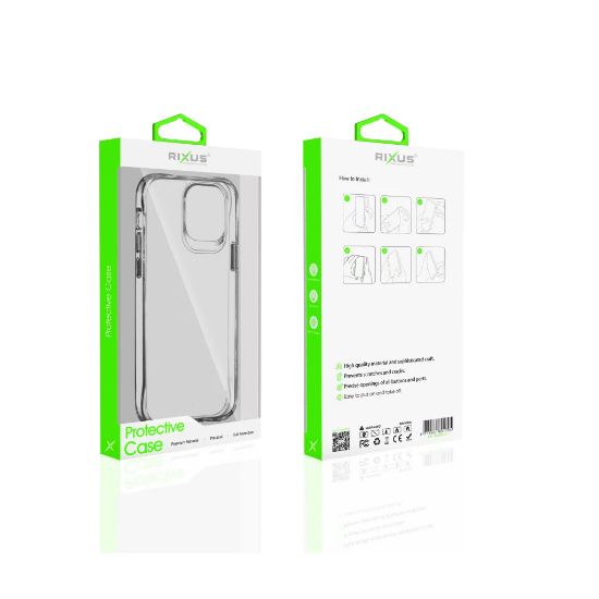 Bild von Rixus Crystal Clear Anti-shock TPU For iPhone 13 Pro