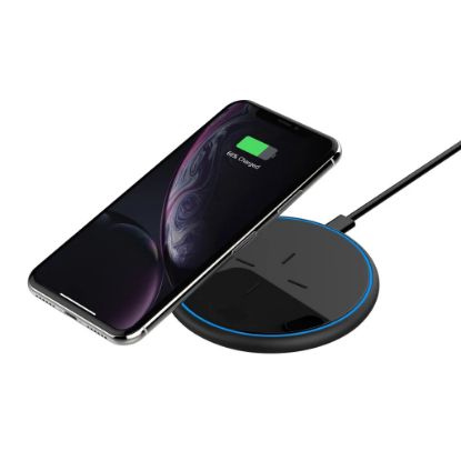 Bild von Rixus RXWC102 Wireless Qi Fast Charger 10W With USB-C Black