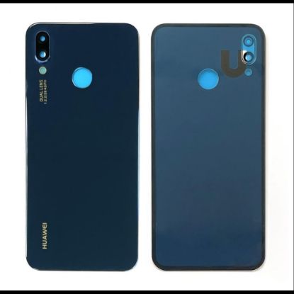 Bild von Huawei P20 Lite (ANE-L21) OEM Service Part Battery cover + Fingerprint (02351VNU) - Klein Blue