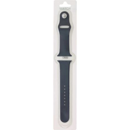 Bild von Soft Silicone Strap for Apple Watch Series 38/40/41mm (Size S/M) - Black