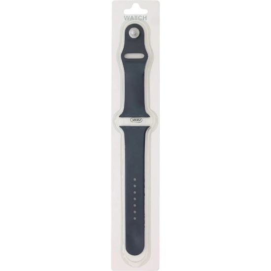 Bild von Soft Silicone Strap for Apple Watch Series 38/40/41mm (Size S/M) - Black