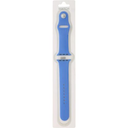 Bild von Soft Silicone Strap for Apple Watch Series 38/40/41mm (Size S/M) - Blue