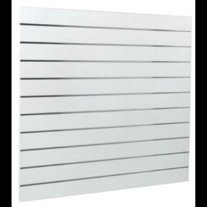 Bild von Shop Slatwall White - 120X120CM - MDF