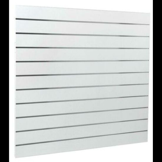 Bild von Shop Slatwall White - 120X120CM - MDF