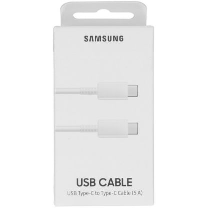 Bild von Samsung USB Data Cable Type-C To Type-C 1 Meter - White (EU Blister) EP-DA705BWEGWW