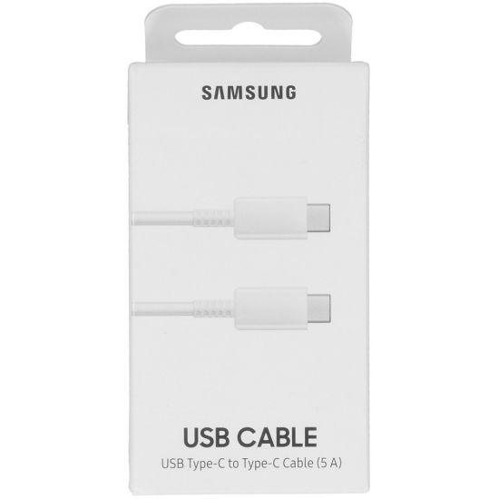 Bild von Samsung USB Data Cable Type-C To Type-C 1 Meter - White (EU Blister) EP-DA705BWEGWW