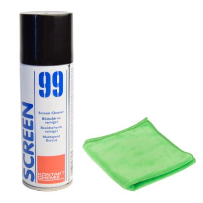 Bild von Screen 99 Display Cleaner 200ml incl. Microfiber cloth 40x40cm (CFT-60327)