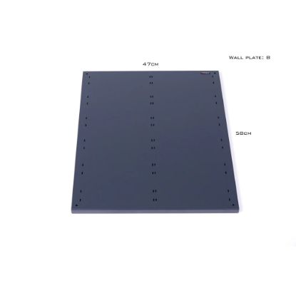 Bild von Mounting wall plate Type B, dimension: 47x58x2cm