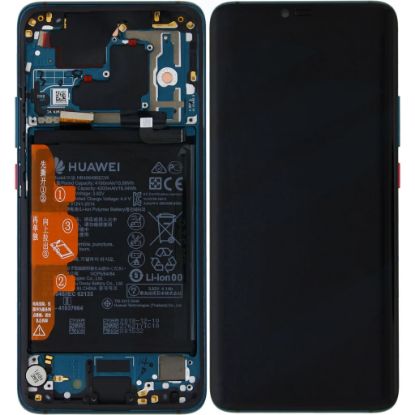 Bild von Huawei Mate 20 Pro (LYA-L09/ LYA-L29) OEM Service Part Screen Incl. Battery- Emerald Green