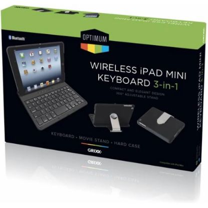 Bild von Grixx Bluetooth Keyboard Case For iPad Mini 1/2