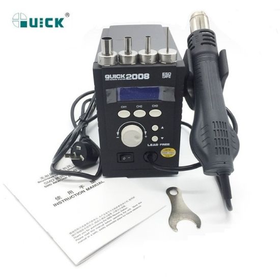 Bild von Quick 2008 ESD Digital Display Heat Gun Welding Rework Soldering Station