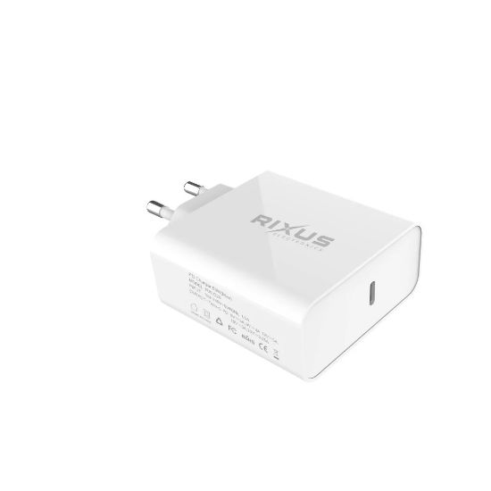 Bild von Rixus 65W Universal USB-C Charger for Laptop, Tablet and Phone RXLC26 - White