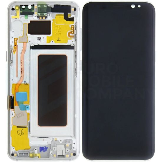 Bild von Samsung Galaxy S8 SM-G950F (GH97-20457B) Display Complete + frame - Arctic Silver