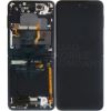 Bild von Samsung Galaxy Z Flip 3 (SM-F711B) Display Complete + Frame (No Camera) GH82-27244A / GH82-27243A - Panthom Black