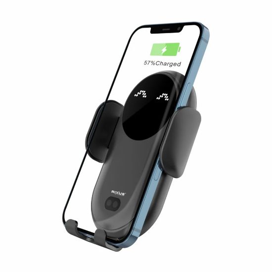 Bild von Rixus RXWC22 Wireless Auto-Sensoring Car Holder Black