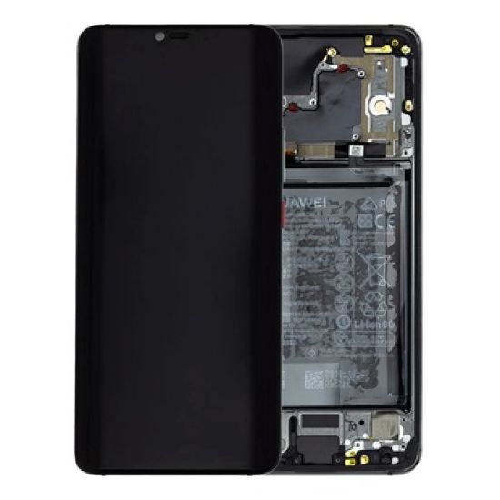 Bild von Huawei Mate 20 Pro 02352FRL (LYA-L09/ LYA-L29) OEM Service Part Screen Incl. Battery - Black