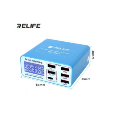 Bild von Relife RL-304P Smart 6 Port Digital Display Lightning Charger