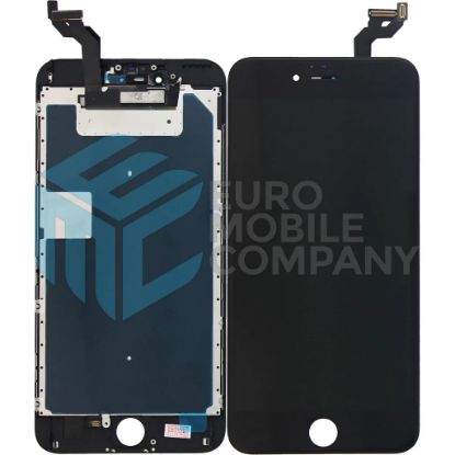 Bild von iPhone 6S Plus Display + Digitizer + Metal Plate, Complete OEM Replacement Glass - Black