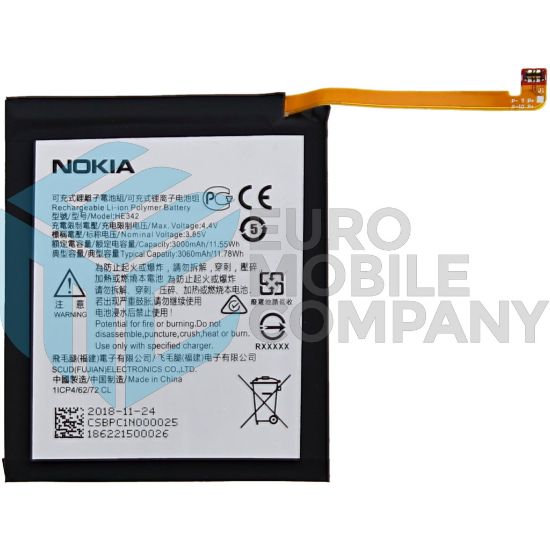 Bild von Nokia X6/6.1/7.1Plus Battery HE342 - 3060mAh