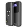 Bild von Rixus RXPB36B Powerbank 10.000 mAh With 4 Build-in Cables Black