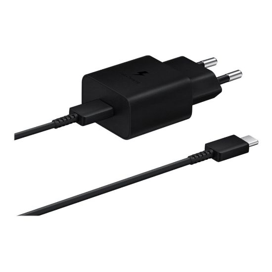 Bild von Samsung Travel Charger 2.0mAh (15W) + Type-C To Type-C Cable (EP-T1510XBEGEU) - Black