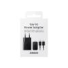 Bild von Samsung Travel Charger 2.0mAh (15W) + Type-C To Type-C Cable (EP-T1510XBEGEU) - Black