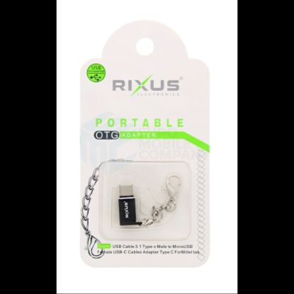 Bild von Rixus OTG Portable Adapter Micro USB To USB C