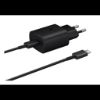 Bild von Samsung Super Fast Travel Charger 25W + Type C To C Cable Black Servicepack