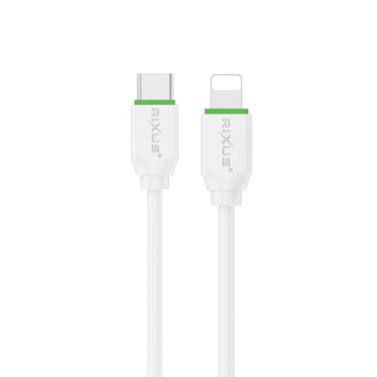 Bild von Rixus RX2017L Data Sync And Fast Charge Cable Type-C To Lightning 300cm