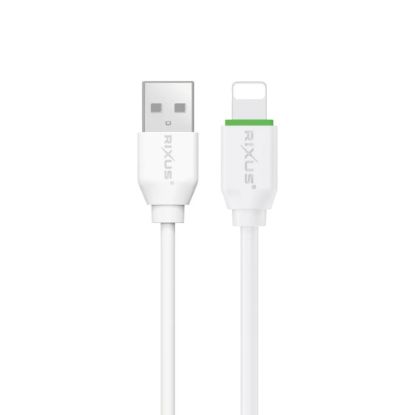 Bild von Rixus RX2017AL Data Sync And Fast Charge Cable USB To Lightning 300cm