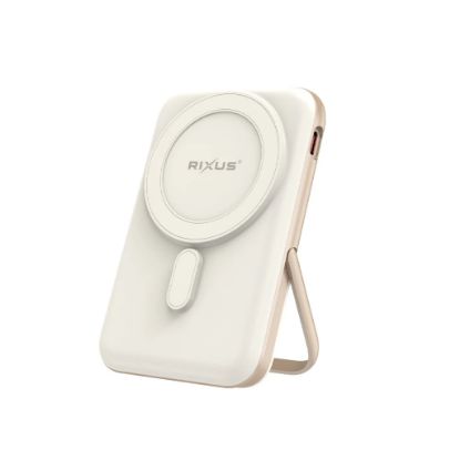 Bild von Rixus RXPB37 Portable Magnetic Powerbank 10.000 mAh With Stand Rose Gold