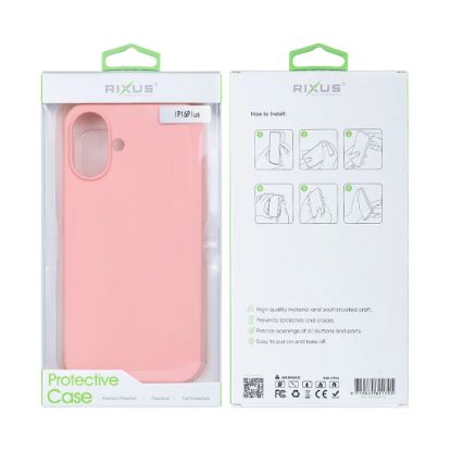 Bild von Rixus Soft TPU Phone Case With MagSafe For iPhone 16 Plus Pink