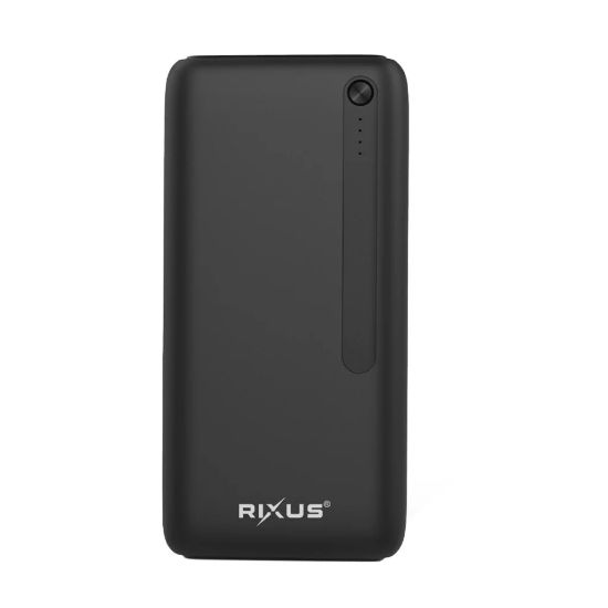 Bild von Rixus High Capacity Power Bank 30.000mAh Black RXPB38B