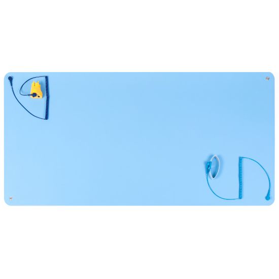 Bild von Premium ESD rubber table mat Starter Set 1200mm x 610mm Blue