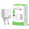 Bild von Rixus RXHC67 67W GaN Multi Port Power Adapter White