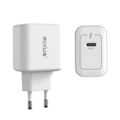 Bild von Rixus RXHC33 33W GaN USB-C Power Adapter White