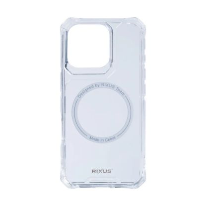 Bild von Rixus For iPhone 16 Pro Armor-X Anti Shock Case With MagSafe Transparent