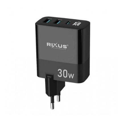 Bild von Rixus PD 30W GaN Tech Charger RX102 - Black