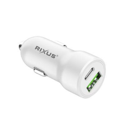 Bild von Rixus RXCC16S Super Fast Car Adapter Dual-Port (PD+QC 3.0)