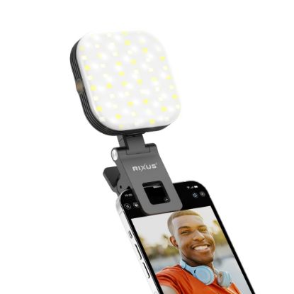 Bild von Rixus RXLG48 Selfie Light For Photography, TikTok, Vlog, Video Black