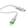 Bild von Rixus RXUC21L Auto Disconnect USB-C To Lightning Cable White