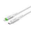 Bild von Rixus RXUC21L Auto Disconnect USB-C To Lightning Cable White