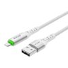 Bild von Rixus RXUC21AL Auto Disconnect USB-A To Lightning Cable White