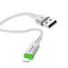 Bild von Rixus RXUC21AL Auto Disconnect USB-A To Lightning Cable White