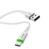 Bild von Rixus RXUC21AC Auto Disconnect USB-A To USB-C Cable White