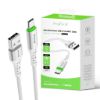 Bild von Rixus RXUC21AC Auto Disconnect USB-A To USB-C Cable White