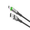 Bild von Rixus RXUC22AC Auto Disconnect USB-A To USB-C Cable Black