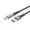 Bild von Rixus RXUC22AC Auto Disconnect USB-A To USB-C Cable Black